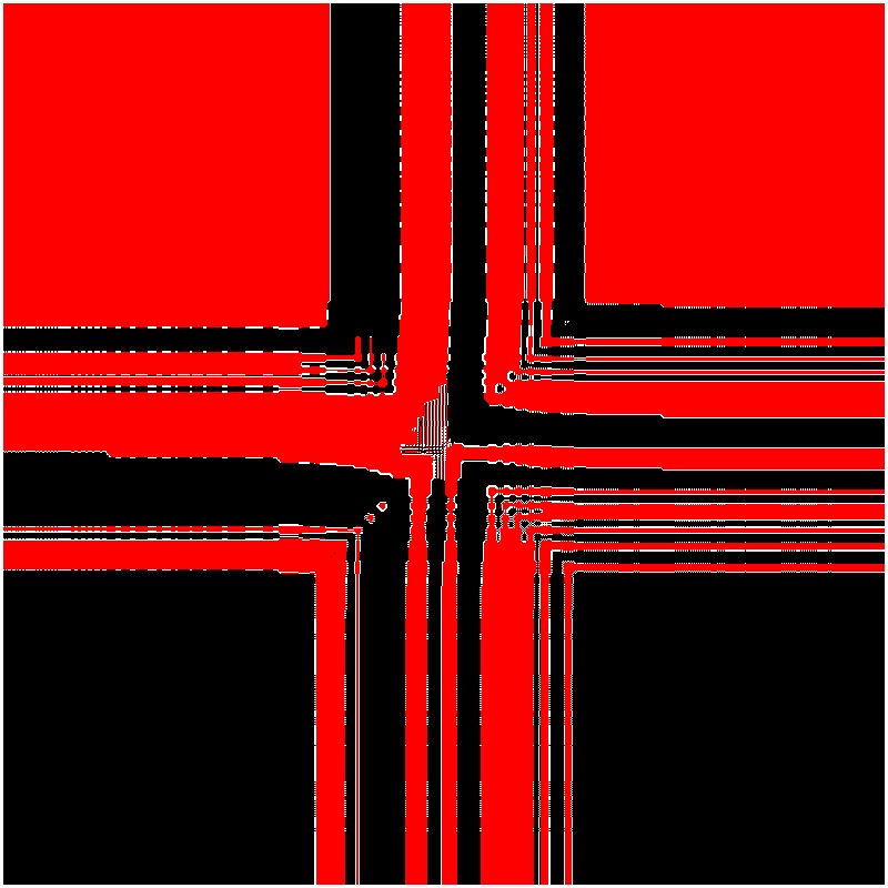 Edge-detection convolution applied